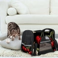thumbnail image 7 of Cherry Sherpa Pet Bag - Durable 900D Oxford Cloth Fabric, 17x10x11.8 in, Nylon Webbing, Airline Approved Dog Carrier - Comfortable and Stylish Travel, 7 of 7