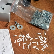 NICEXMAS 100Pcs White Plastic Rivet Expansion Clips for Car Fastener Replacement with Insulation