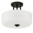 thumbnail image 1 of Concord F17036-64 3-Light Somes Semi Flush avec Verre de Lin, 1 of 1