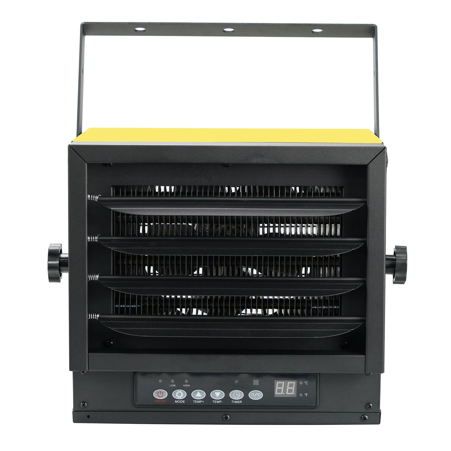 DURA HEAT 240-Volt Hardwired Electric Garage Heater and Fan Combo, 7,500 Watts, 25,500 BTUs, Mounting Kit, Remote with Adjustable Thermostat