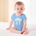 thumbnail image 2 of Human Level One - Baby Clothes - Funny Newborn Bodysuit Outfits for Boys And Girls Sky Blue-style 6months, 2 of 7