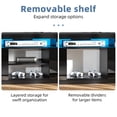 thumbnail image 6 of TV Stand with LED Lights for TVs up to 65 Inch TV Console Storage Cabinet Entertainment Center, 6 of 9