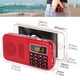 thumbnail image 2 of Radio FM portátil con sintonización digital, altavoz de alta calidad y función de luz de emergencia, 2 of 6