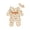 Multicolor, variant on Newborn Baby Girl Halloween Outfits Cotton Linen Puff Sleeve Ruffle Pumpkin Print One Piece Jumpsuit Romper Fall Clothes