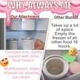 thumbnail image 2 of Shaved Ice Attachment and 2 Pack Ice Cream Maker Attachment Set Fit for KitchenAid Stand Mixer, BPA-Free, Compact Size Easy Store In The Freezer, 2 of 3