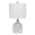 thumbnail image 1 of Elegant Designs Textured Glass Table Lamp&amp;#44; Gray, 1 of 5