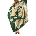 thumbnail image 3 of The Northwest Group  Milwaukee Bucks 46" x 60" Dimensional Micro Raschel Plush Throw Blanket, 3 of 3