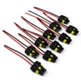 thumbnail image 1 of 10pcs 9005 HB3 9006 HB4 Bulb Sockets Female Adapter for Headlight Fog Light, 1 of 9