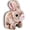 Gray Pink, variant on Guvpev Easter Bunby - My Realistic Bunny Toys, Jumping & Twitching & Shaking Ear, Handmade Interactive Bunny Stuffed Animal for Kids, Easter Basket Stuffers Gifts for Boys and Girls