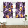 thumbnail image 3 of MKHERT Halloween Ghosts Window Curtain Kitchen Curtains Window Treatments 26x39 inch,Set of 2, 3 of 3
