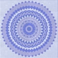 thumbnail image 1 of Ahgly Company Machine Washable Indoor Square Transitional Light Slate Blue Area Rugs, 6' Square, 1 of 7