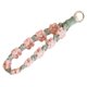 thumbnail image 1 of Llavero de pulsera suave, cordón hecho a mano para llaves, llaveros de muñeca con flores bonitas, soporte para pulsera para mujer, 1 of 5