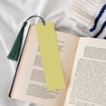 thumbnail image 4 of Kdxio Yellow Checkboard Print Metal Tassel Bookmarks,Perfect Gift for Art Lovers and Bookworms Metal Bookmarks for Women, 4 of 8