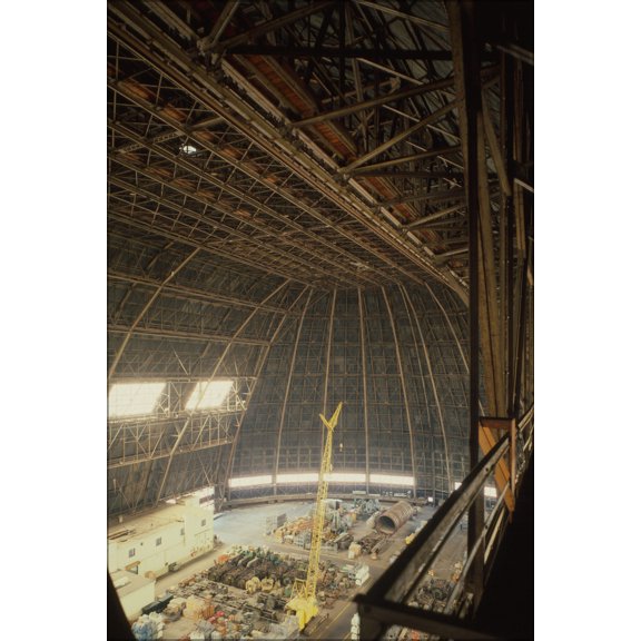 24"x36" Gallery Poster, Goodyear Airdock interior