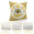 thumbnail image 4 of Leisuo Spring Summer Throw Pillow Covers,Yellow Honeycomb Polka Dots Cushion case Farmhouse Spring Summer Home Decorative for Couch Sofa Outdoor Patio Living Room, 4 of 5