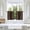 Brown, variant on Gorgeous Home Linen 2pc Short Half Window Foam Lined Backing Grommet Panels Kitchen Tier 28"x 36"(each) Taupe Tan