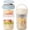 Cream/Blue, variant on Overnight Oats Containers with Handles, 16 oz Glass Mason Jars with Lids, Folding Spoons & Topping Compartments, Yogurt Parfait Cups for Meal Prep, Chia Pudding, Breakfast to Go, 2 Pack