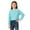 Sky Blue, variant on IVEYRTF Kids Solid Color Cropped Crewneck Sweatshirt Long Sleeve Casual Top for Boys and Girls Comfortable Pullover for Daily Wear Soft Shirt(Black,13 Years)