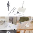 thumbnail image 3 of ziyahi 15cm Figures Body Set with Figure Figure Figures Body Set Display Set with Box Stand Holder Set with for Bedroom Decor Female Gray, 3 of 9