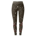 thumbnail image 4 of MKLEKYY Conjunto deportivo para mujer, leggings con estampado navideño para mujer, leggings para ejercicio físico, pantalones de yoga, 4 of 4