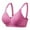 Red, variant on Padded Bras for Women No Underwire Fashion Plus Size Bra Comfortable Breathable Underwear V-Neck Back-Smoothing Bra Feature Hook and Eye Closure Training Bra Style Y-438 , Red XXL