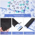 thumbnail image 4 of Alfombra Mahjong TIASUSAN, grande, azul, con bolsa de transporte, 80 x 80 cm, 4 of 7