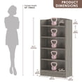 thumbnail image 6 of YQ JENMW 5-Tier Bookshelf,Storage Organizer Bookcase with Open Shelf,For Living Room,Bedroom,Home Office, 6 of 7