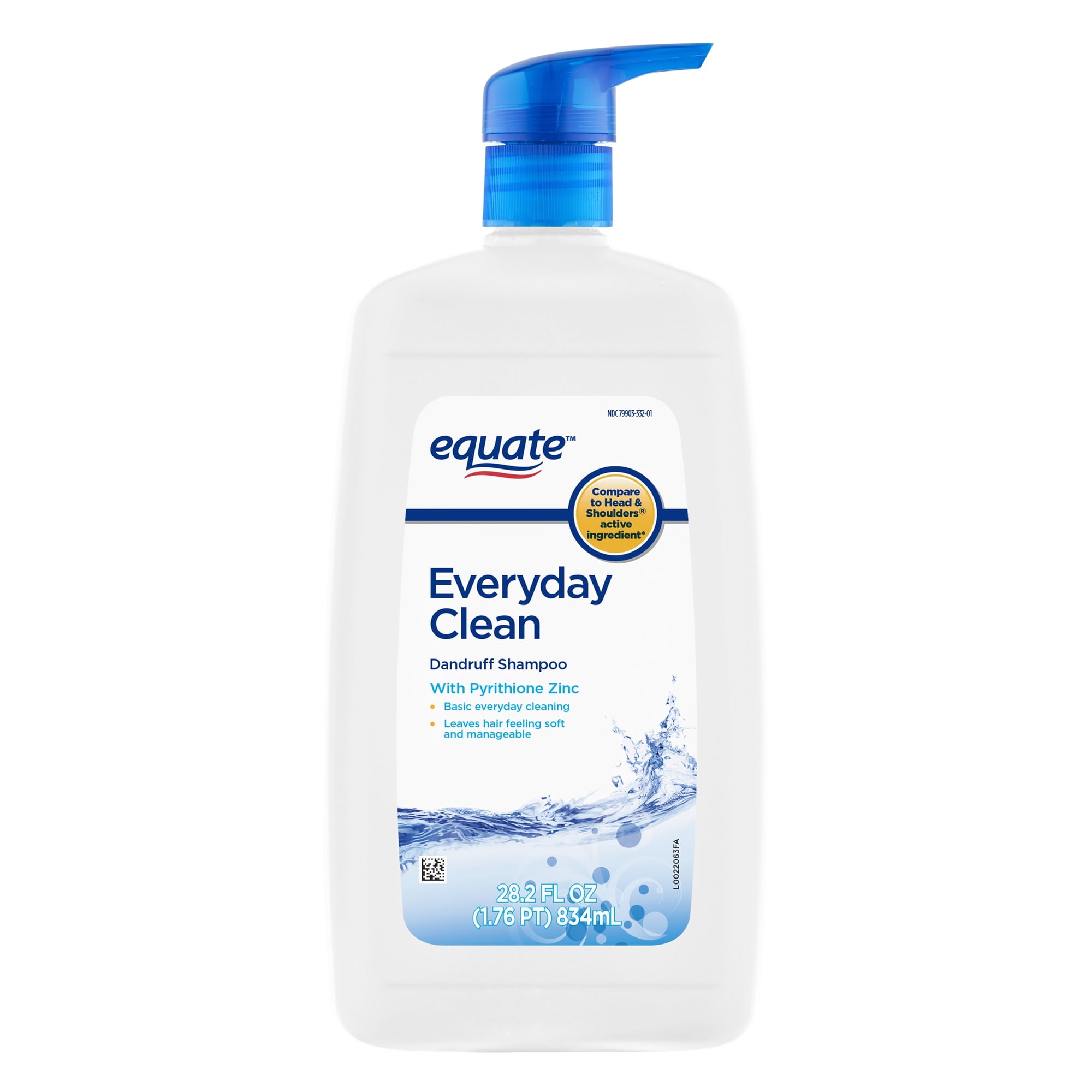 Equate Everyday Clean Nourishing Dandruff Shampoo, 28.2 fl oz, Compare to Head & Shoulders Active Ingredient