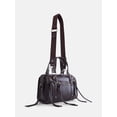 thumbnail image 2 of Madden NYC Women's Soft Zipper Satchel Handbag, Brown, 2 of 5