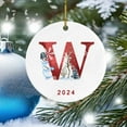 thumbnail image 5 of Coche Decoraciones de Navidad 2025 Nuevo 26 Carta de Navidad Muñeco de Nieve Colgante de Navidad - Colgante de Coche de Acrílico Santa Navidad Muñeco de Nieve Decoraciones, 5 of 5