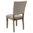 thumbnail image 3 of Bowery Hill Transitional 6-Pc Solid Wood Dining Room Set in Antique Natural Oak, 3 of 3