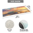 thumbnail image 3 of Haosy Turtle Beach Sunset Bathroom Rugs Non Slip Absorbent Soft Plush Quick Dry Bath Mat, 39"x20", 3 of 8