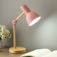 thumbnail image 2 of Lámpara de Escritorio Lámpara de Noche de Dormitorio Minimalista Lámpara de Madera Macaron para Adolescentes-Versión Rosa, 2 of 2