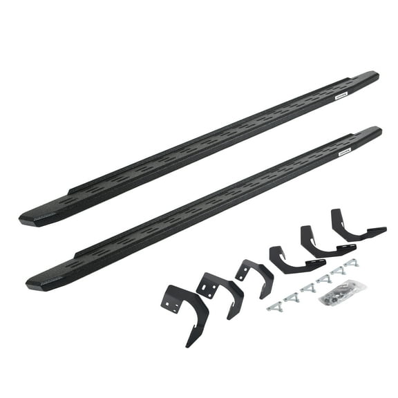 Go Rhino 69620687T RB30 Running Boards with Mounting Bracket Kit For Ram 15-18 1500, Ram 19-23 1500 Classic (Crew Cab Pickup)