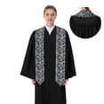 thumbnail image 4 of Haiem Video Game Pattern Graduation Stole 2024 | Premium Satin Sash for Graduation Ceremony, 4 of 7