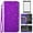 Purple, variant on Asuwish Compatible with BlackBerry KEY2 Wallet Phone Case and Tempered Glass Screen Protector Flip Credit Card Holder Stand Bling Glitter Cell Cover for KEY 2 Two KEYtwo Women Pink