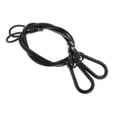 thumbnail image 3 of Cables de iluminación de escenario con carga de 220 lb, cuerda de seguridad para iluminación de fiestas para clubes de teatro Negro 347 pulgadas 2 piezas, 3 of 9