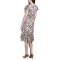 thumbnail image 3 of NY Collection Womens Petites Wedding Knee-Length Shift Dress, 3 of 3