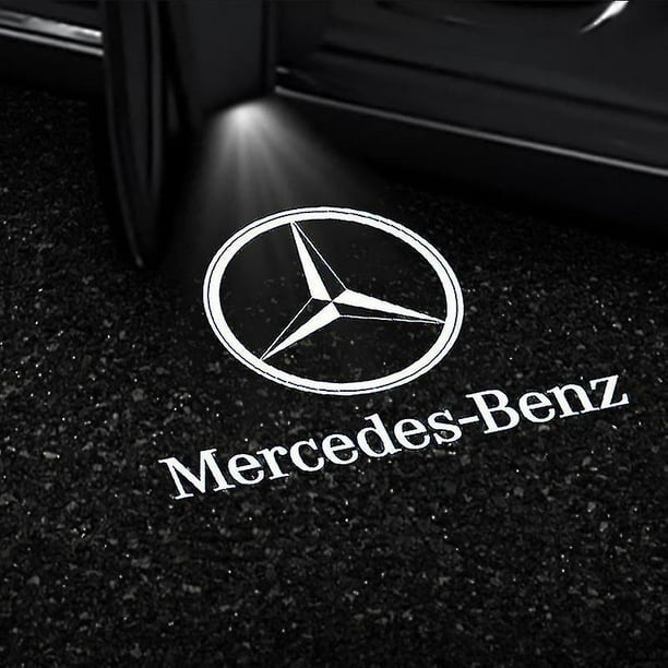 Amdohai 2x Car Door Led Logo Projector Light For Mercedes Benz Gls glc glb gla a b c e class