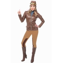 Costume Culture 48568-1 Adult Lady Lindy Flying Pilot Woman Costume, Small