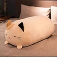thumbnail image 1 of 20-90cm Suave Animal Lindo Esquina Bio Almohada Cojín Lindo Perro Gato Dinosaurio Cerdo Unicornio Peluche Juguete Niñas Niños Regalo de Cumpleaños,20-30cm,gato,20-30cm,gato, 1 of 4