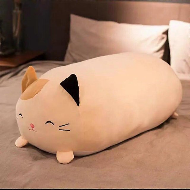 20-90cm Suave Animal Lindo Esquina Bio Almohada Cojín Lindo Perro Gato Dinosaurio Cerdo Unicornio Peluche Juguete Niñas Niños Regalo de Cumpleaños,20-30cm,gato,20-30cm,gato