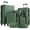 Green, variant on CQSXDA Versatile Expandable Luggage Set 6 Piece Hardshell Suitcases with Dual Wheels and TSA Lock for Men and Women, Green