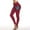 Red, variant on Save for Summer AXXD Women Leggings High Waist Tight Pants Print Leggings Ninth Pants Elastic Outer Leggings