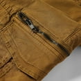 thumbnail image 6 of IROINNID Cargo Shorts for Men Plus Size Cargo Shorts Multi-Pockets Relaxed Summer Beach Shorts Pants,Yellow, 6 of 6