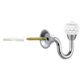 thumbnail image 3 of Cortina Ganchos Montados En La Pared Colgador De Pared A La Moda Accesorios Para Cortinas Con Cabeza De Cristal Gran Capacidad De Carga Guardurnaity HA041114-01, 3 of 6