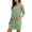 Green, variant on Women's Cotton Linen Maxi Dresses Round Neck Short Sleeve Casual Dress Lightweight Loose Sundress Basic Long Skirts 2026 Spring Summer Beach Vacation Outfits for Women