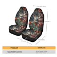 thumbnail image 7 of Jiueut Deer Wood American Flag Maple Leaf Print Seat Covers for Car, Anti-Slip Automotive Seat Covers Wear-Resisting 2pcs Vehicles Interior Accessories, Fit for Most Vehicle, Sedan, Truck, SUV, Van, 7 of 7