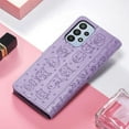 thumbnail image 2 of Wallet Case for Samsung Galaxy M23,Cat Dog Cartoon Cute Style with ID Card Holder PU Leather Flip Phone Cover for Samsung Galaxy F23 MG Purple, 2 of 7