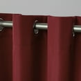 thumbnail image 3 of Nicole Miller Canvas Indoor/Outdoor Grommet Top Curtain Panel Pair, 54"x108", Red, 3 of 7
